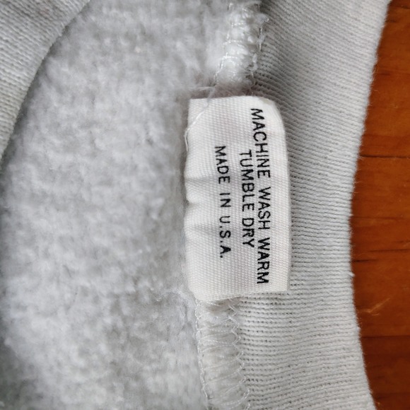 Vintage 1986 College of Charleston Yacht Club Sweatshirt Belton XL White 80s USA - Picture 7 of 10